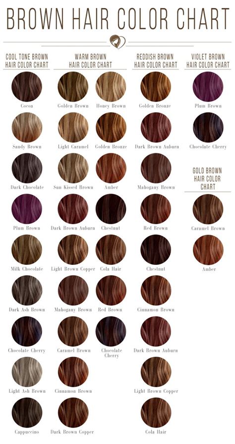 brown hair hair color ideas|brown hair dye shades chart.